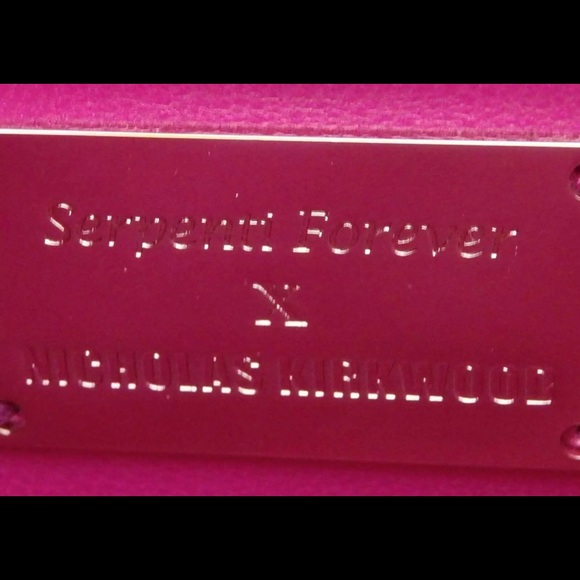 Auth BVLGARI Serpenti Chain Shoulder Bag Pink/Gold - Picture 12 of 12